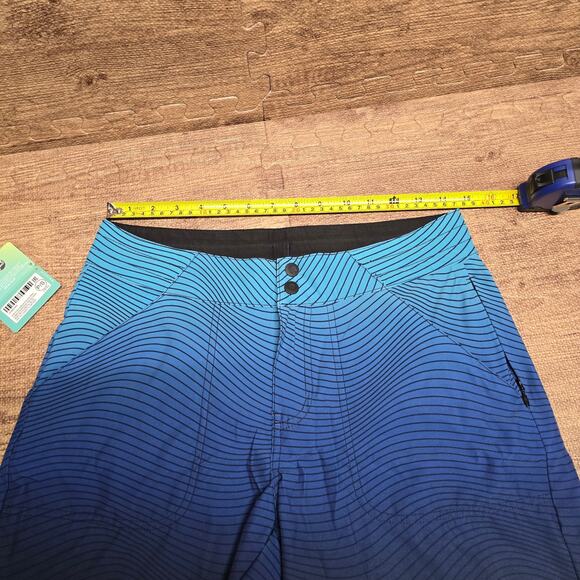 Sea-Doo Royal Blue Fade Striped Women's 6" Board Short Size Small NWT - Picture 4 of 14